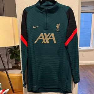 Nike Liverpool FC Teal and Red Training Jersey